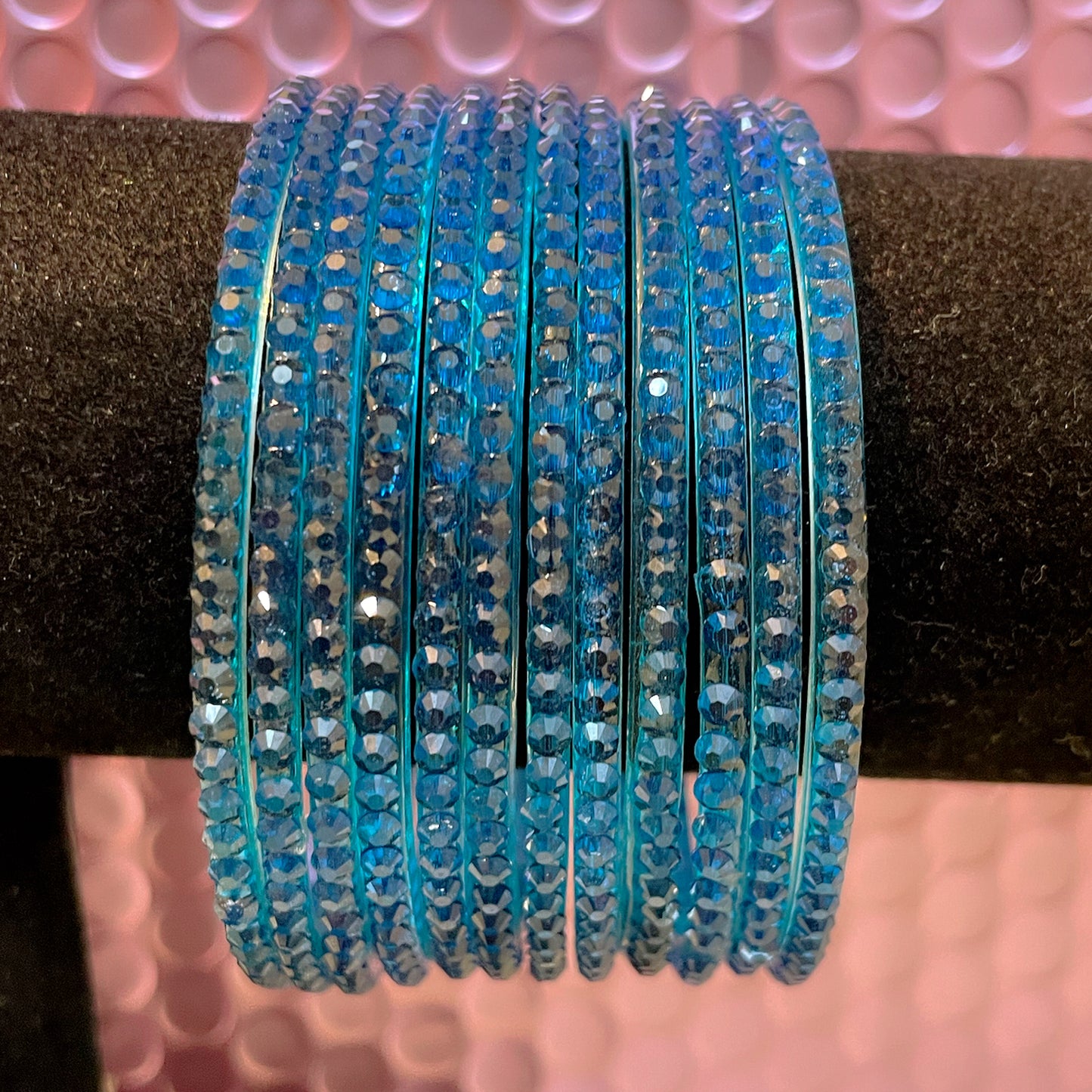 Drop Glass Bangles Various Colours- Size 2.8
