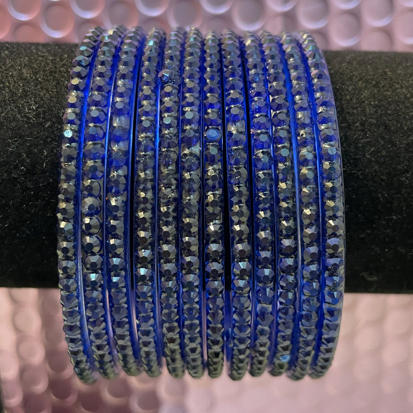 Drop Glass Bangles Various Colours- Size 2.8