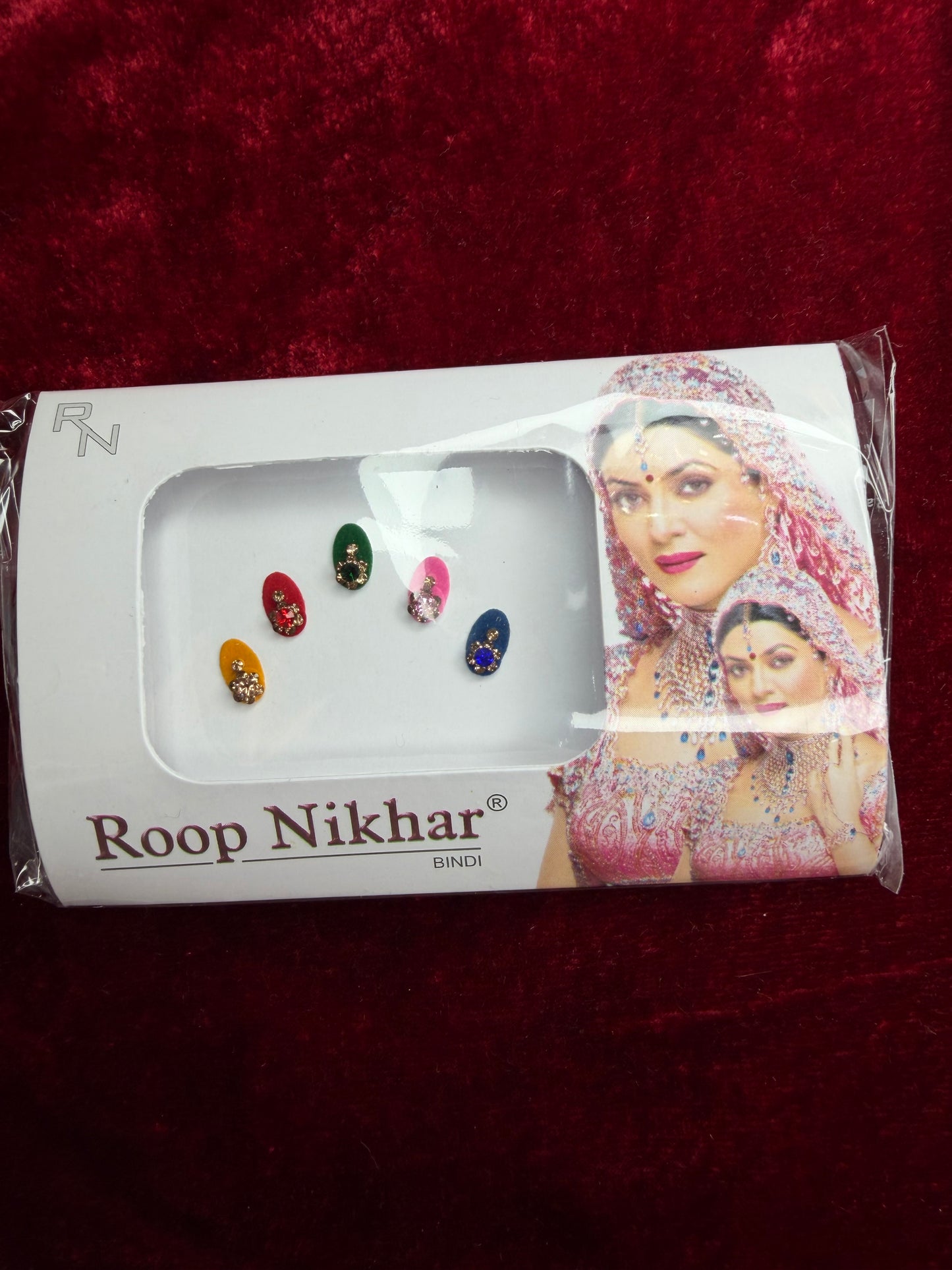 Multicoloured Stone Bindi Pack