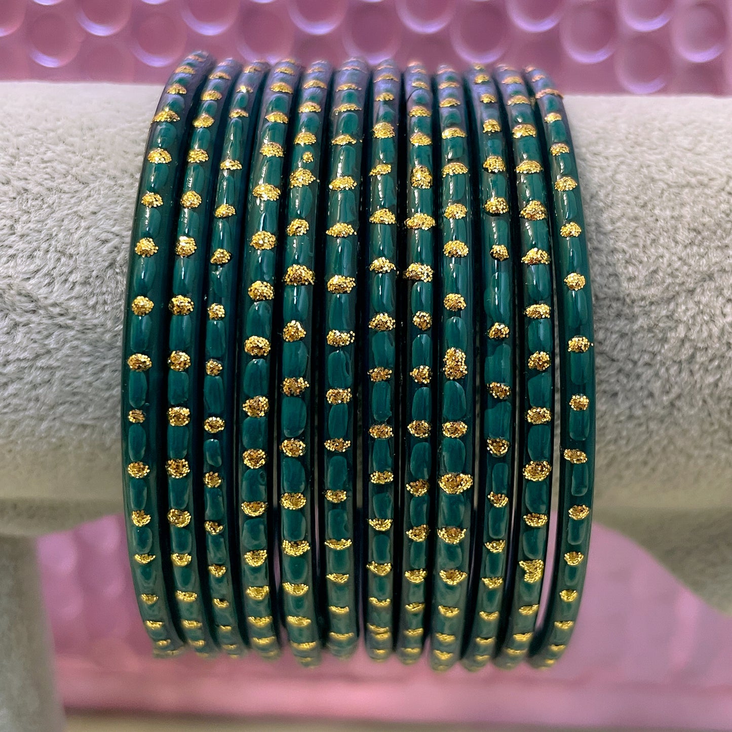 Glass Bangles in various colours: Size 2.10