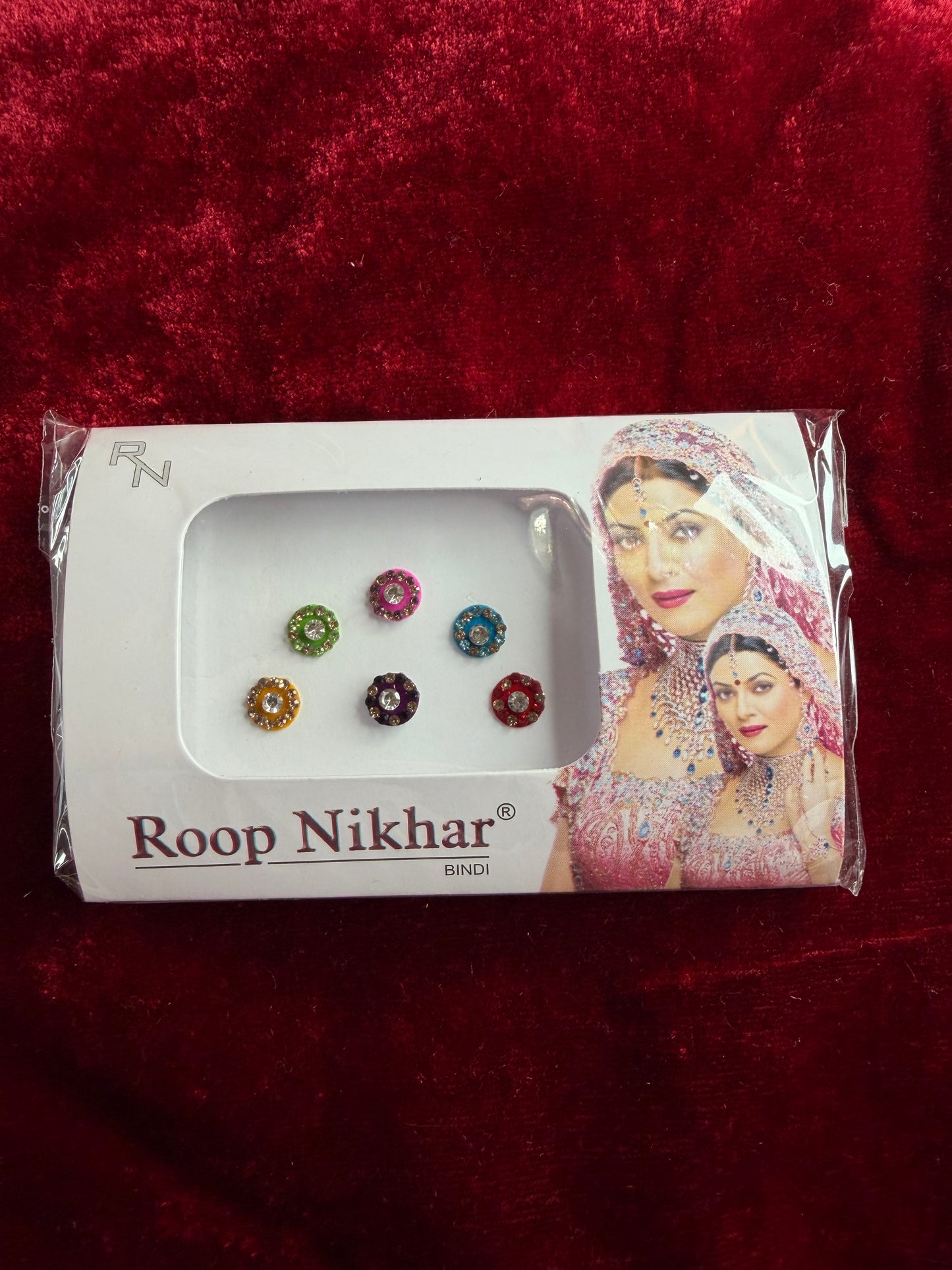 Multicoloured Stone Bindi Pack