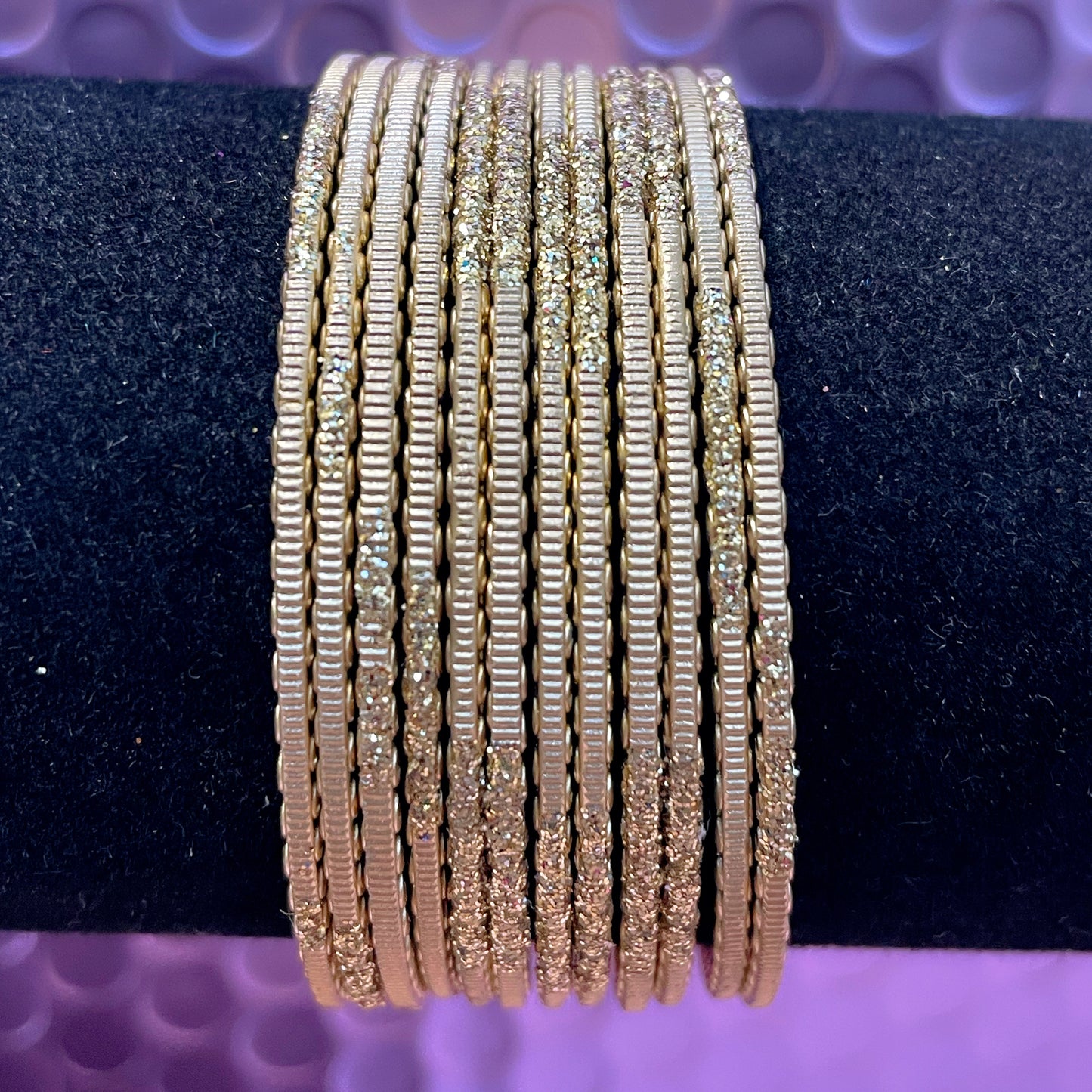 Metal Bangles Sets Size 2.2- Various Colours