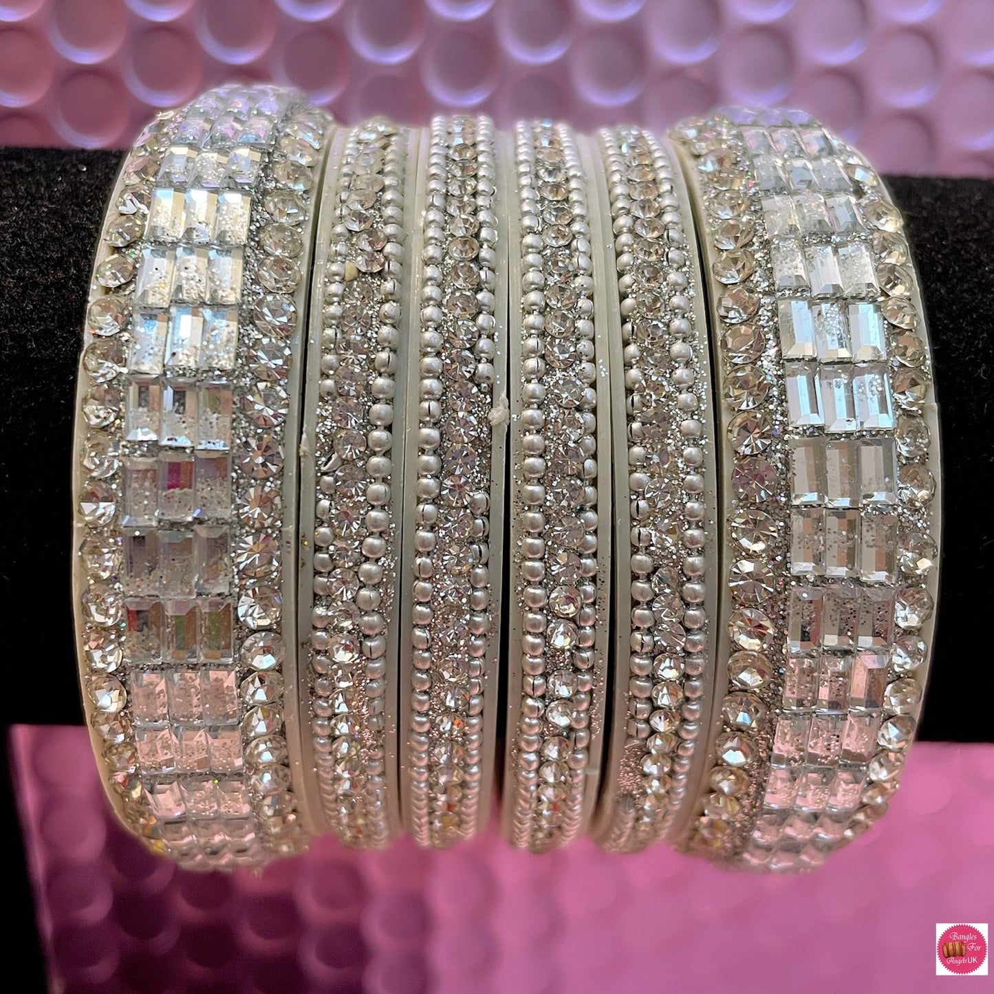 Silver Bangles Set
