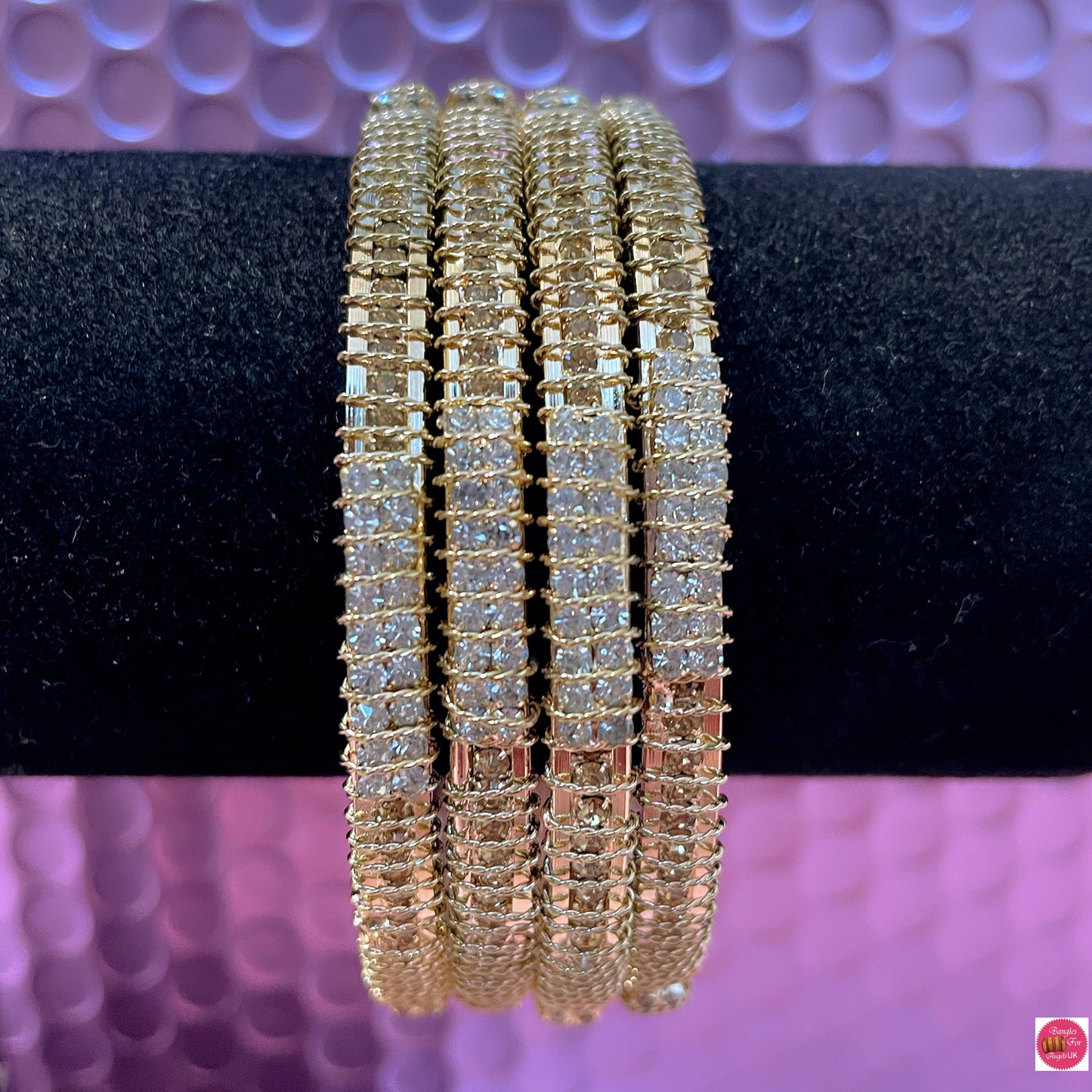 Gold Zirconia Metal Karas