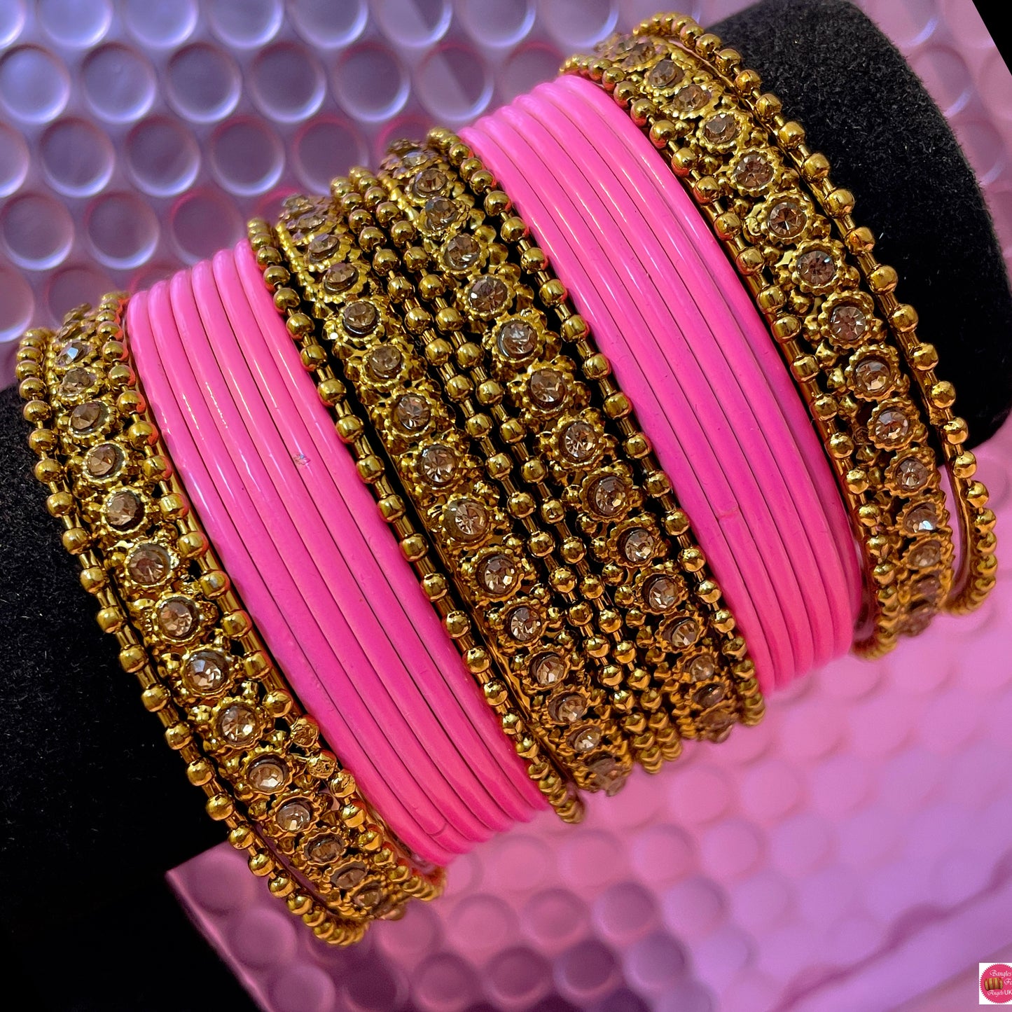 Gold Metal Bangles Sets- Various Colour s