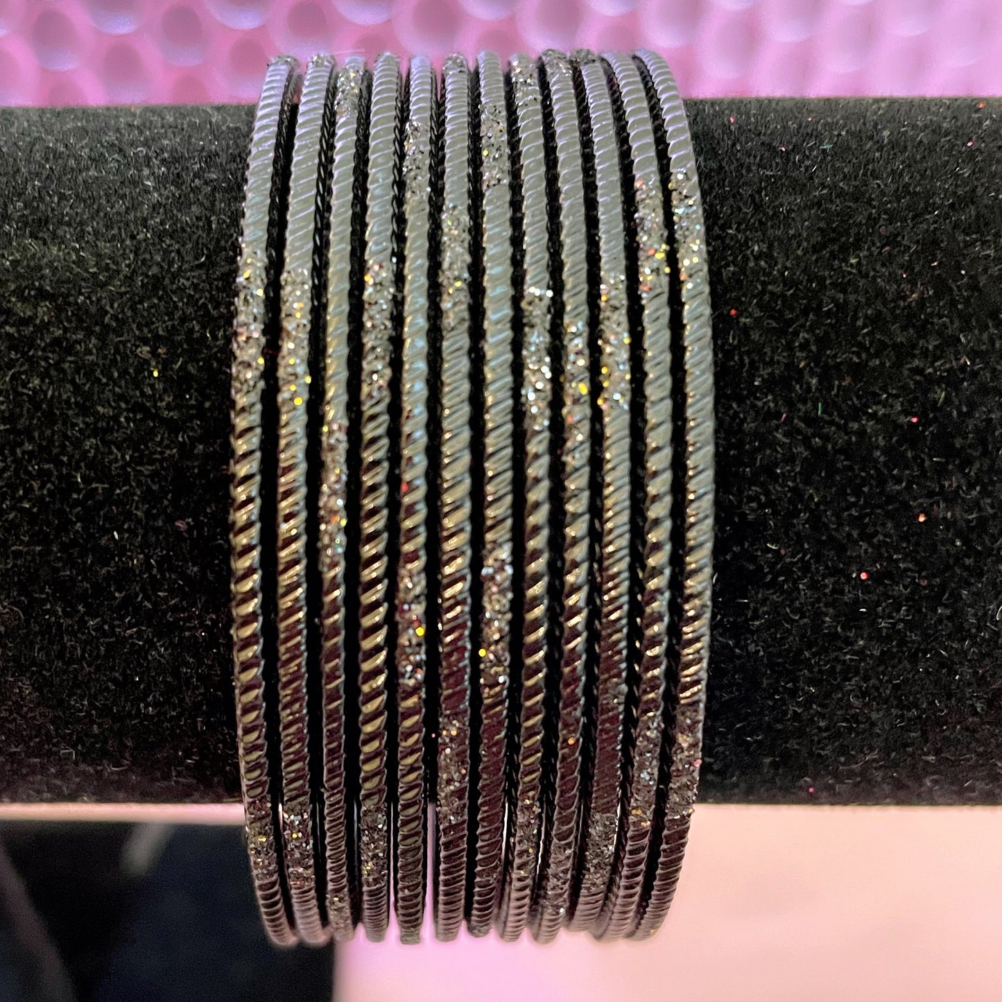 Metal Bangles Various Colours- Size 2.2