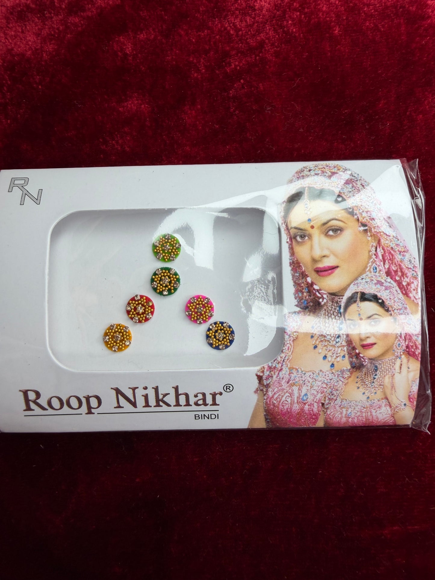 Multicoloured Stone Bindi