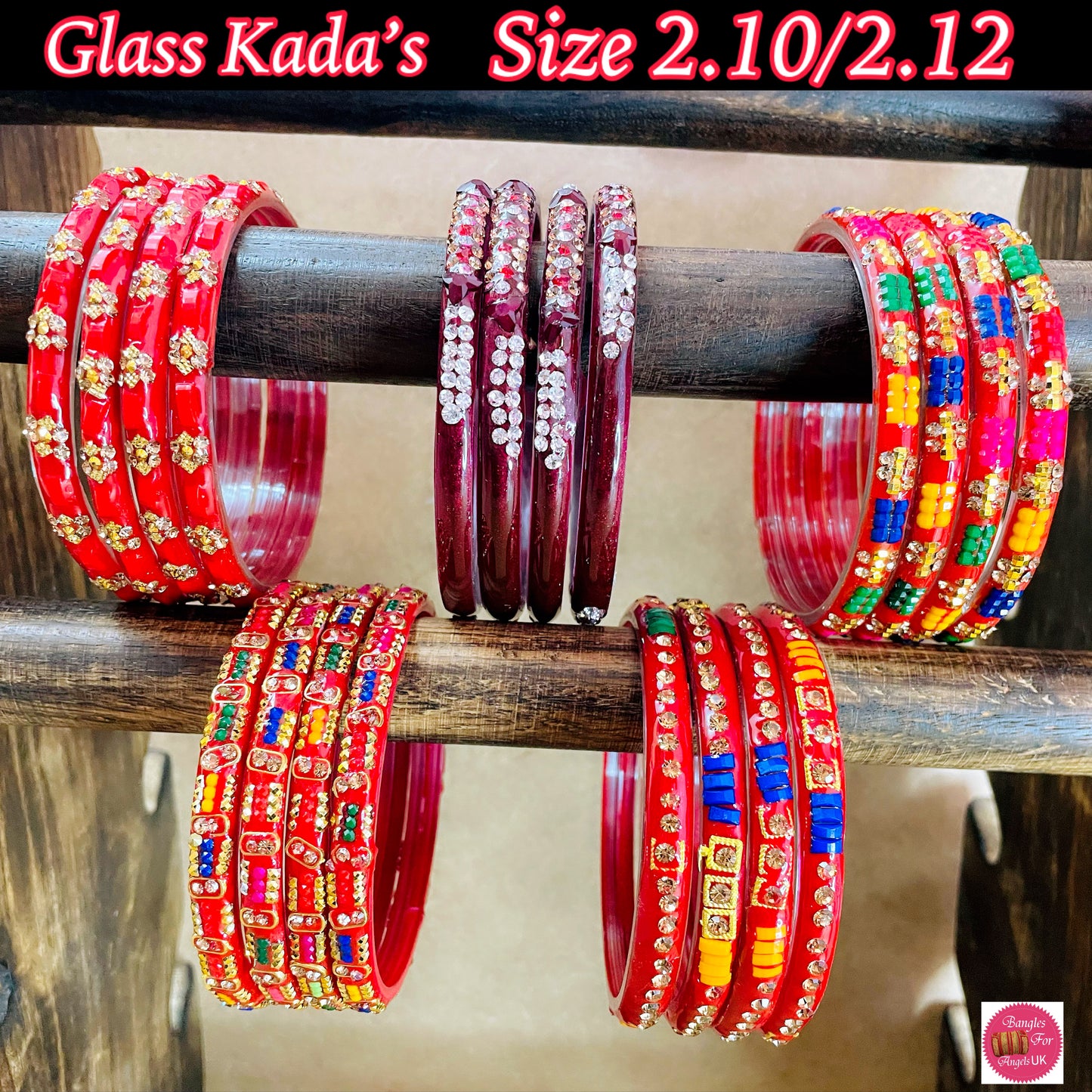 Glass Karas- Combo Of 10 Sets