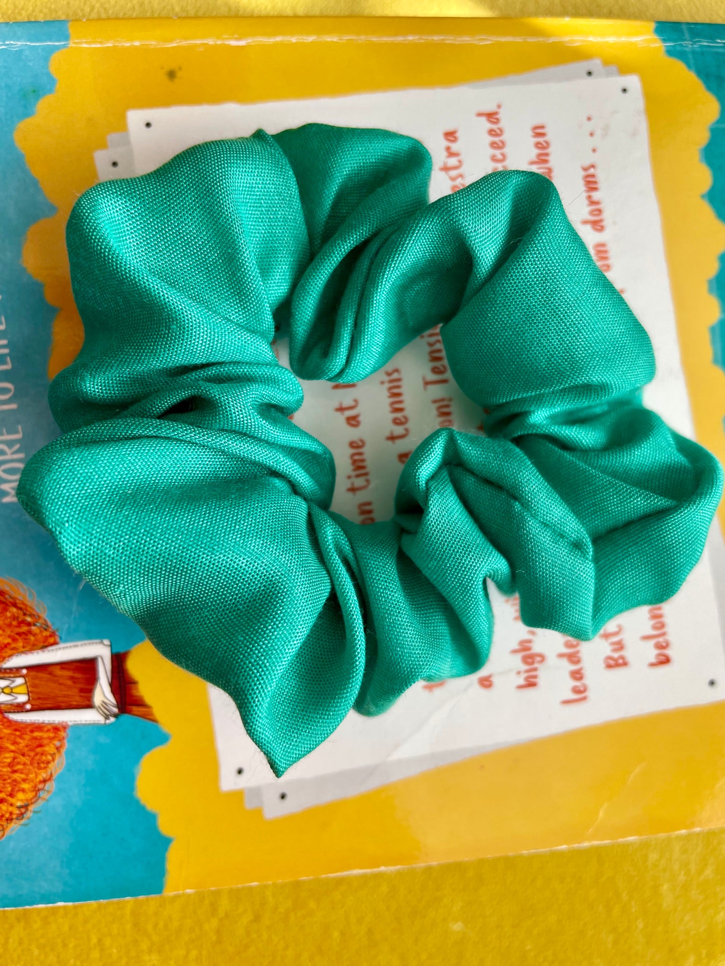 Turquoise Scrunchie