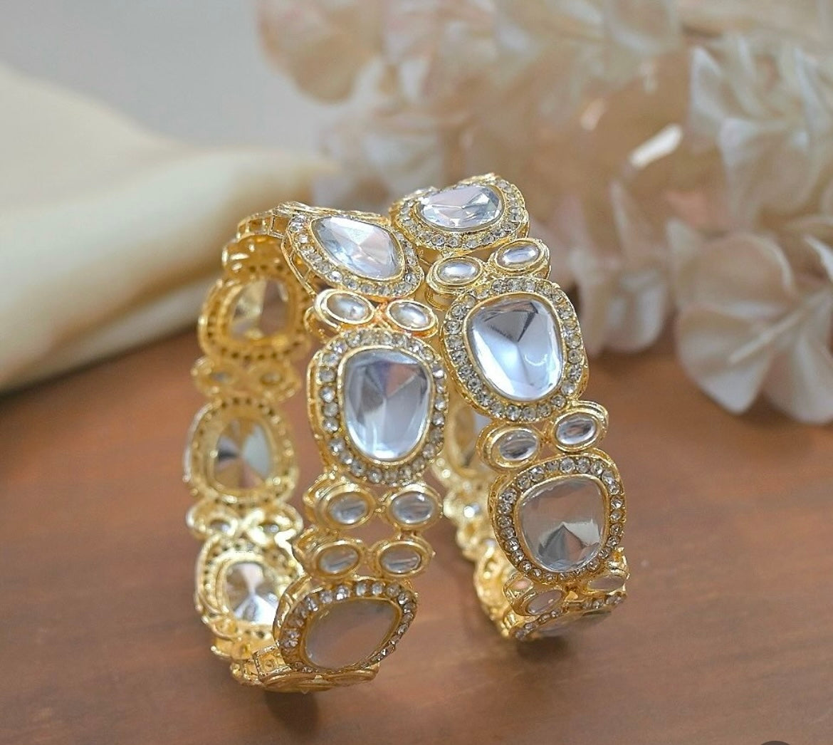 Kundan Gold Metal Karas