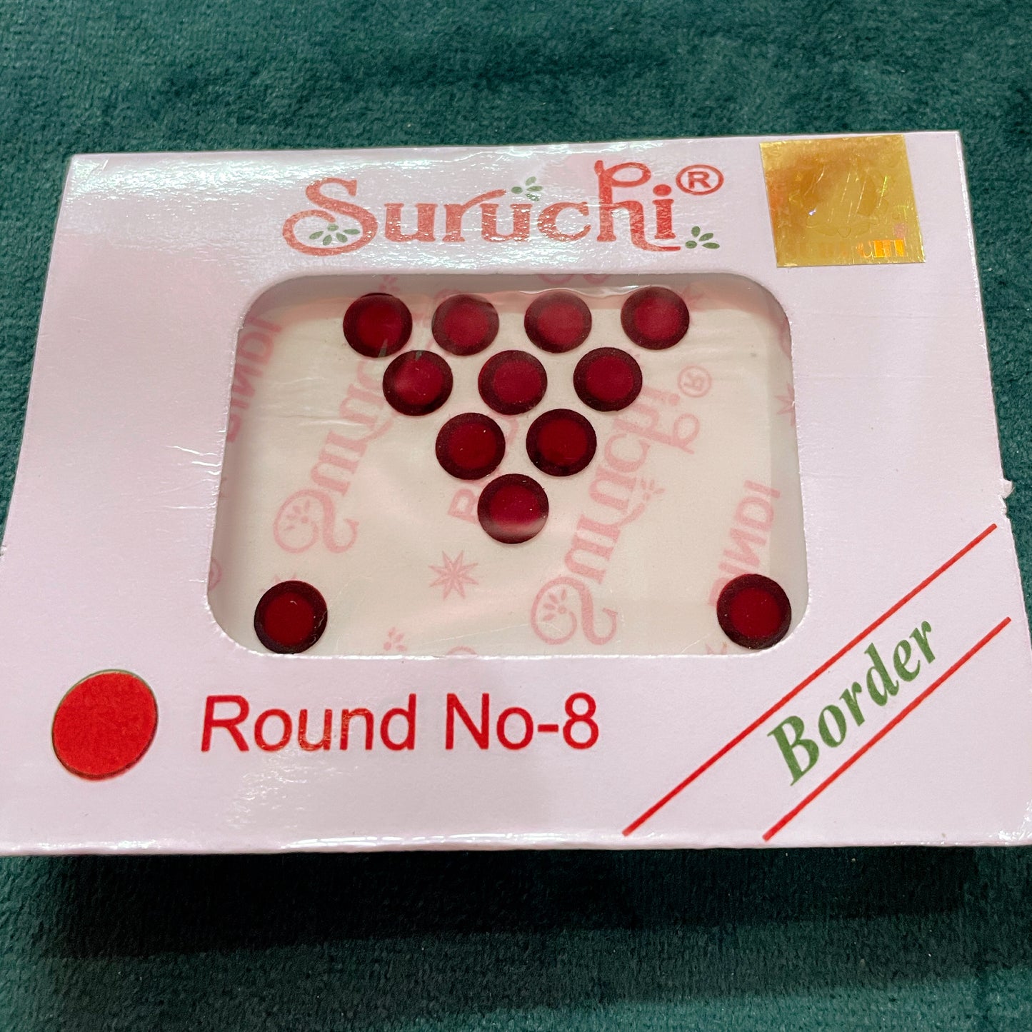Plain Border Bindi Pack- All Sizes