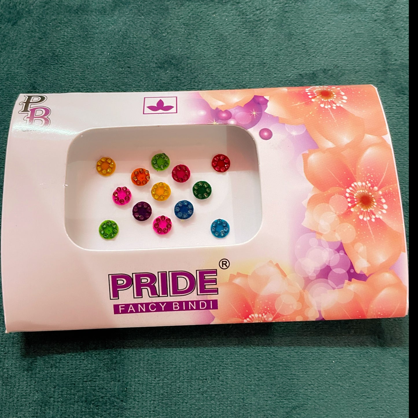 Multicoloured Stone Bindi Pack