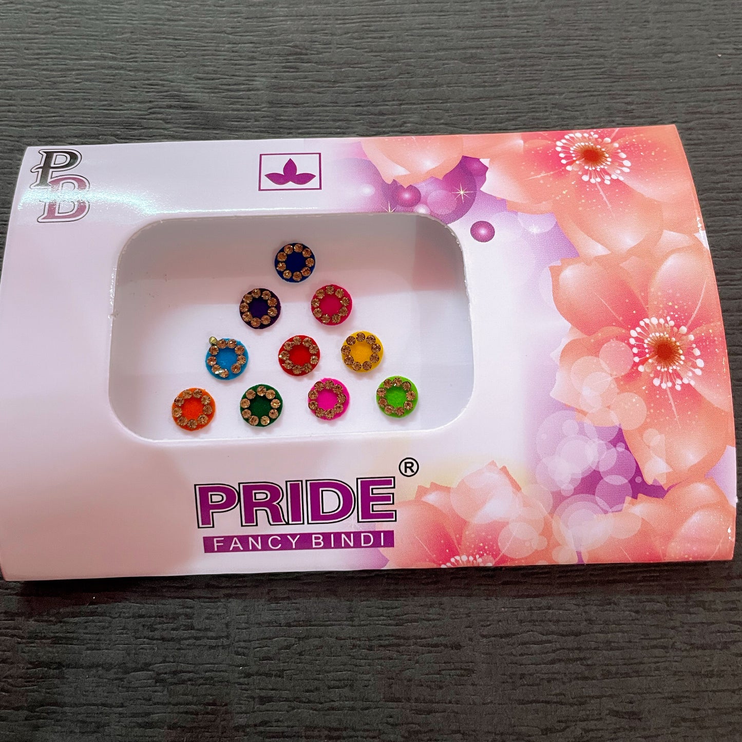 Multicoloured Stone Bindi Pack