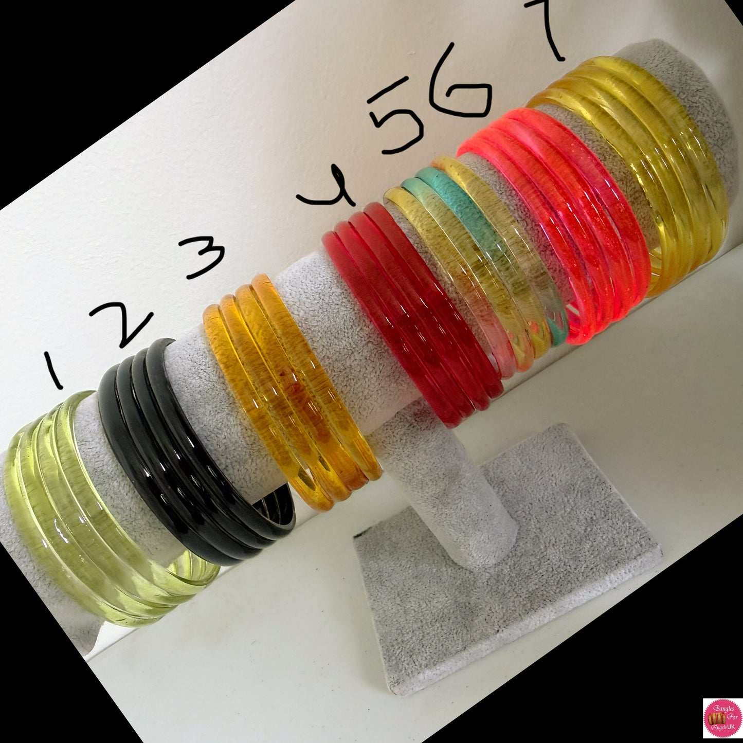Jelly Glass Bangles