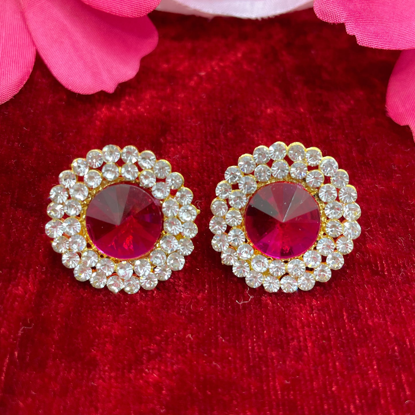 Zirconia/Diamante Studs- Various Colours