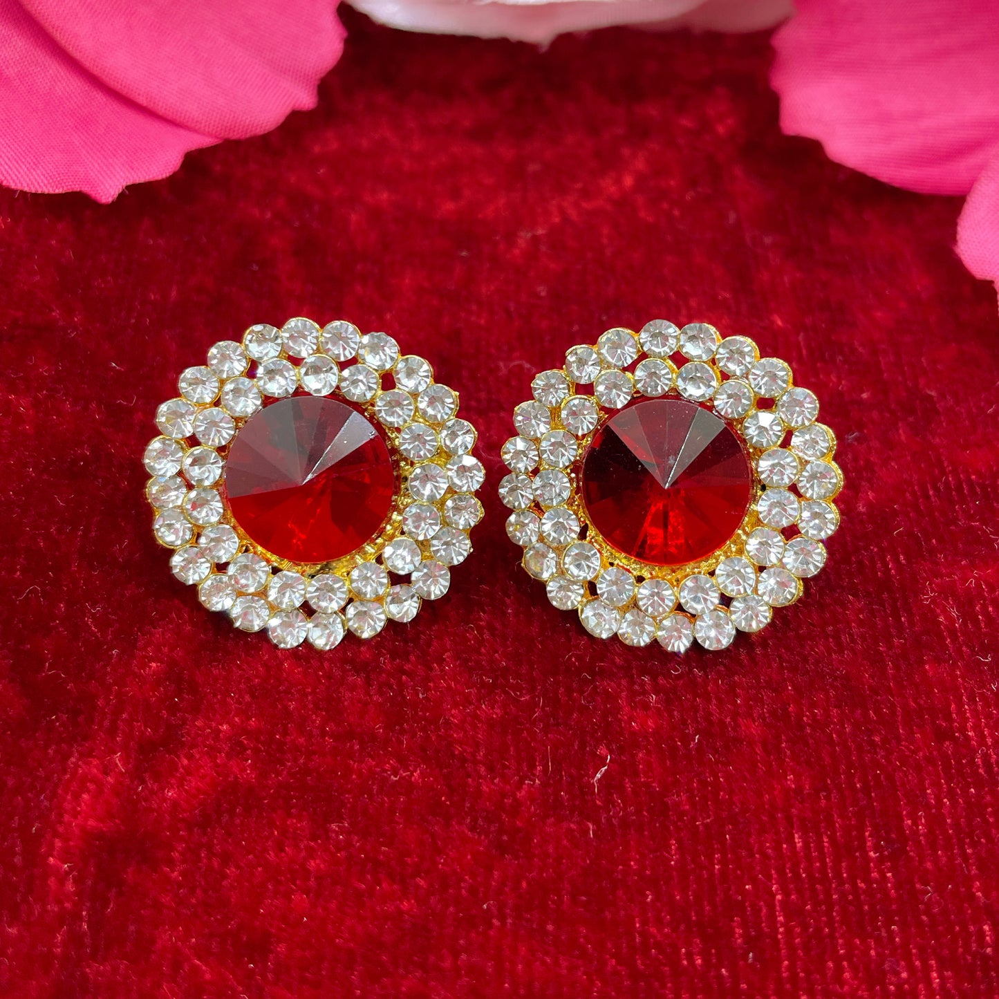Zirconia/Diamante Studs- Various Colours