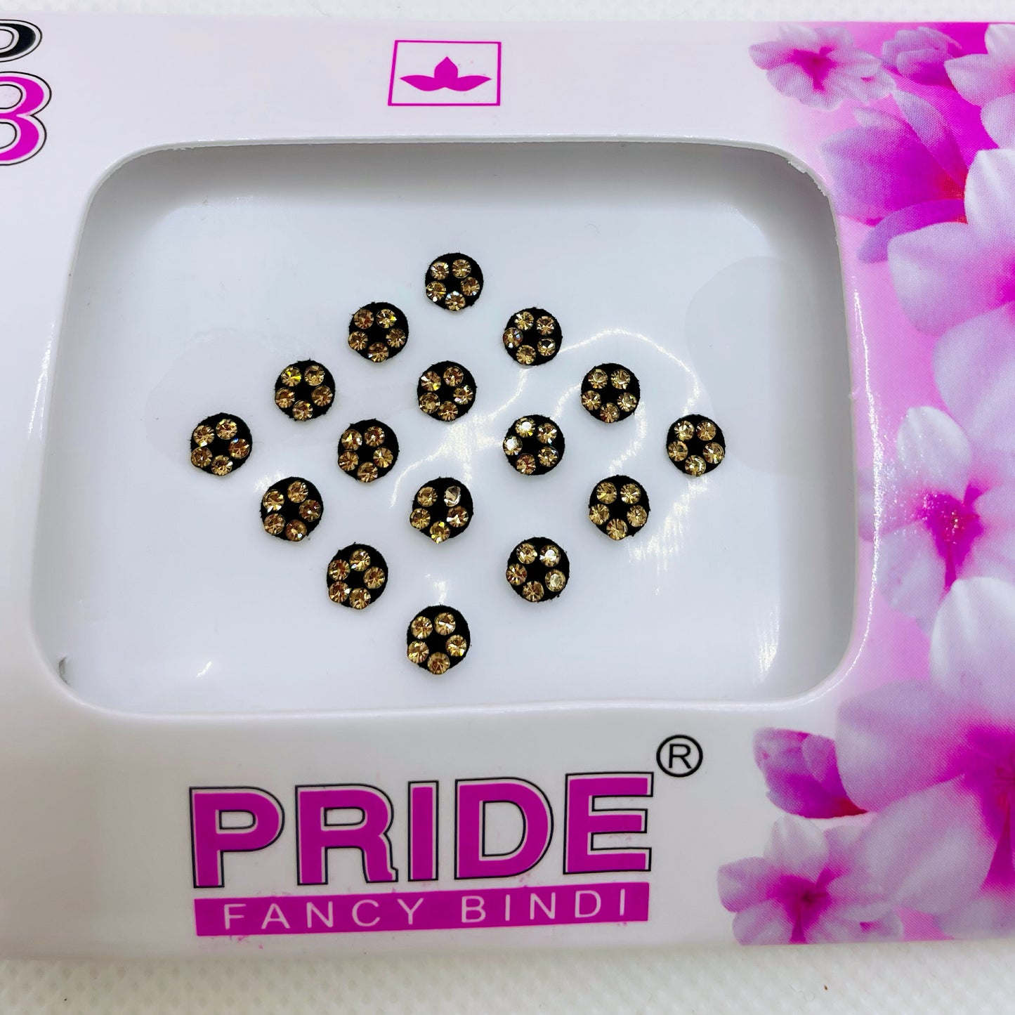 Black & Gold Stone Bindi Pack- Various Sizes