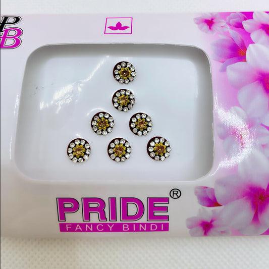 Red Gold/Silver Stone Bindi Pack