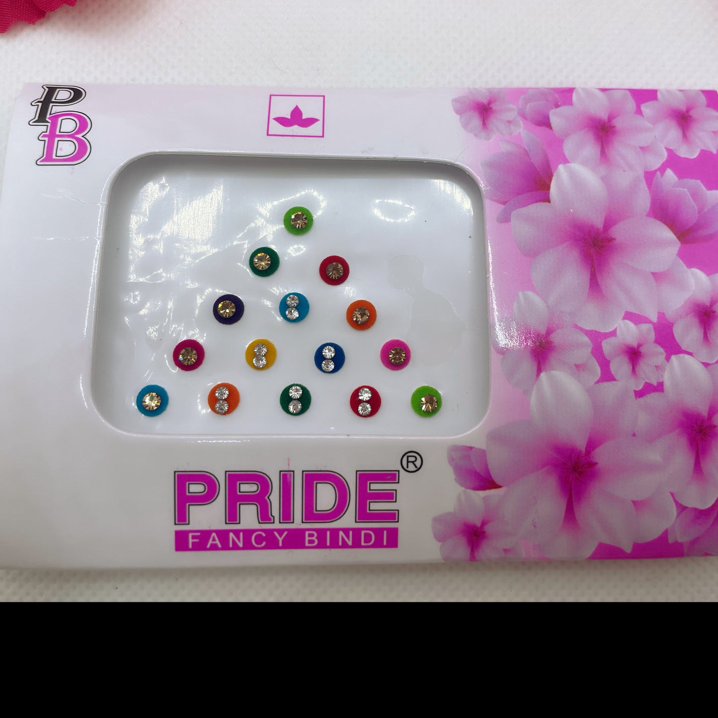 Multicoloured Stone Bindi Pack