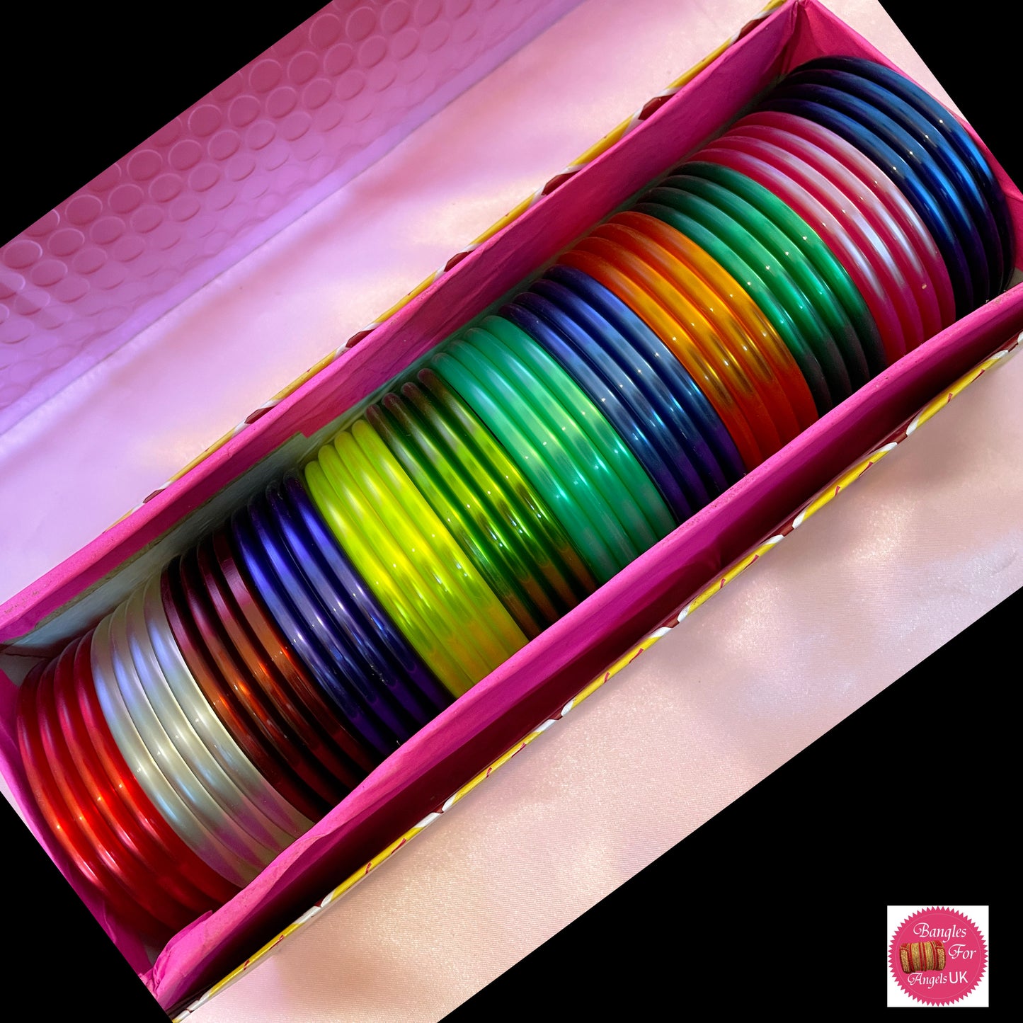Acrylic/Plastic Bangle Box- Size 2.6