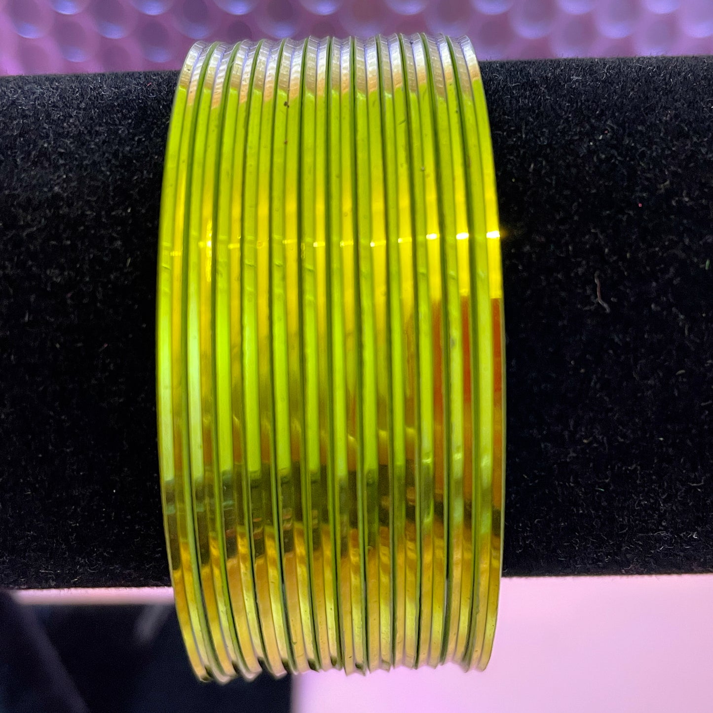 Limerick Green Glossy Bangles