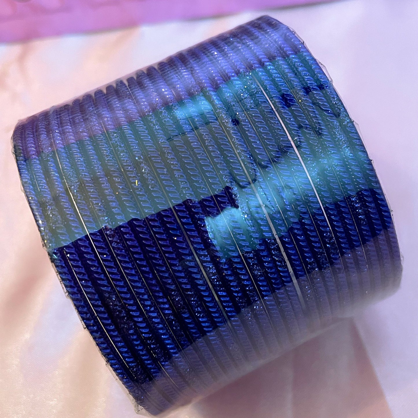 Various Colour Metal Bangles Set- Size 2.10