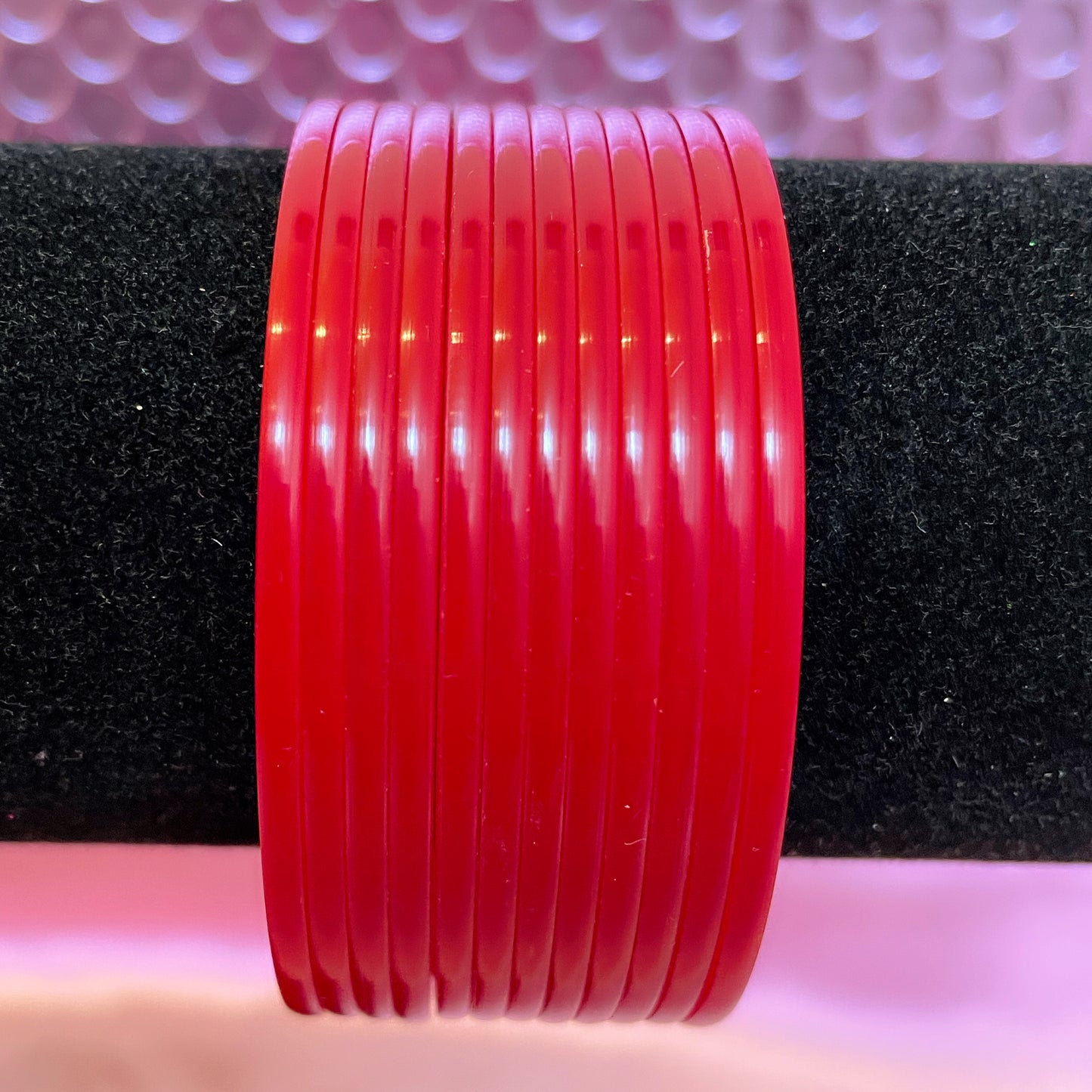 Red Chura Bangles