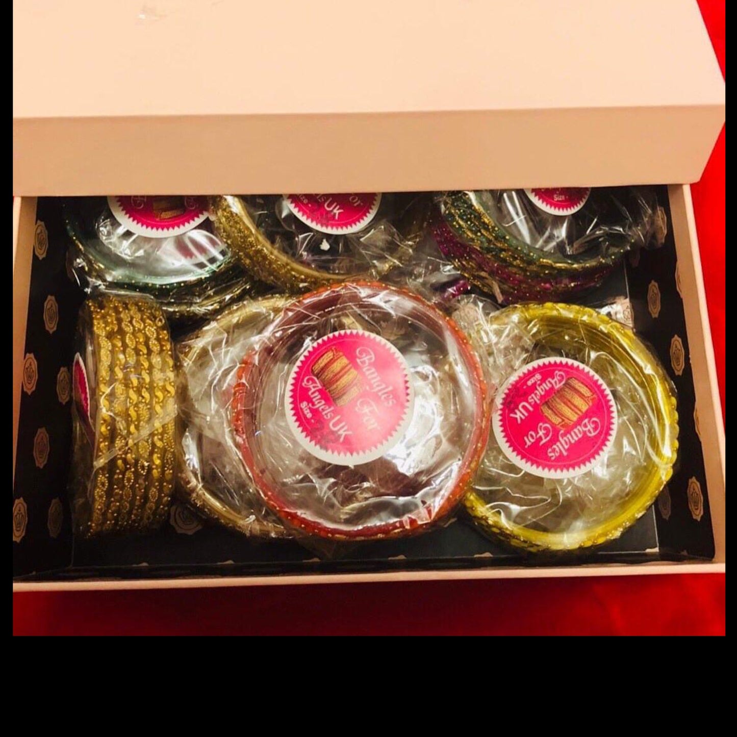Designer Glass Bangles- Combo Of 15 assorted Sets