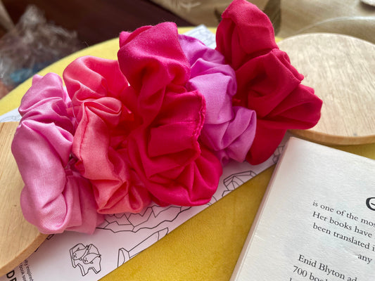 Pretty In Pink Scrunchie Combo