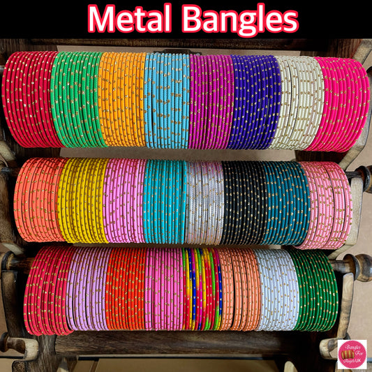 Combo of 24 Metal Bangles Sets