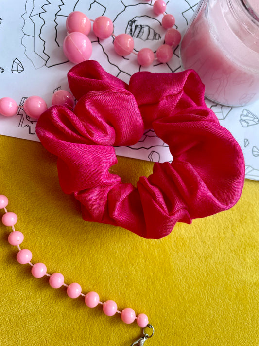 Hot Pink Scrunchie