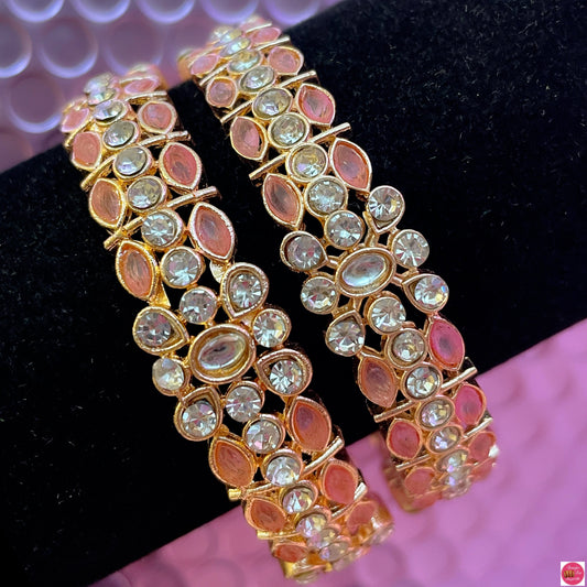 Tuscany Pink Metal Karas- Size 2.2