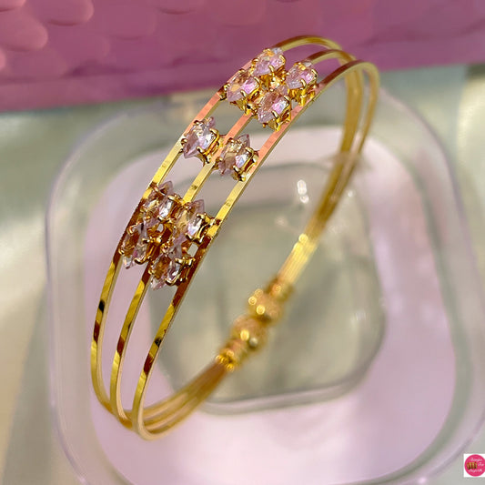 American Diamond Open Adjustable Bracelet