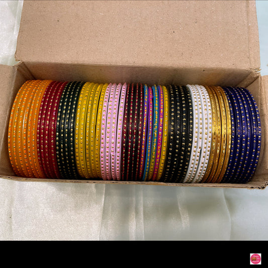 Designer Glass Bangles Box- Size 2.12