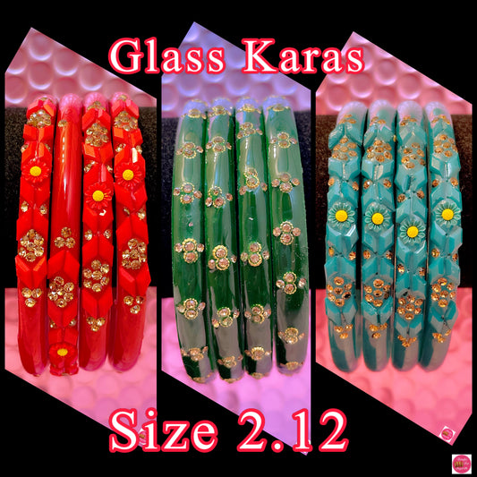 Designer Glass Karas- Size 2.12