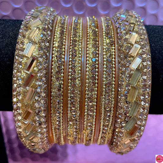 Gold Bangle Set - Size 2.10
