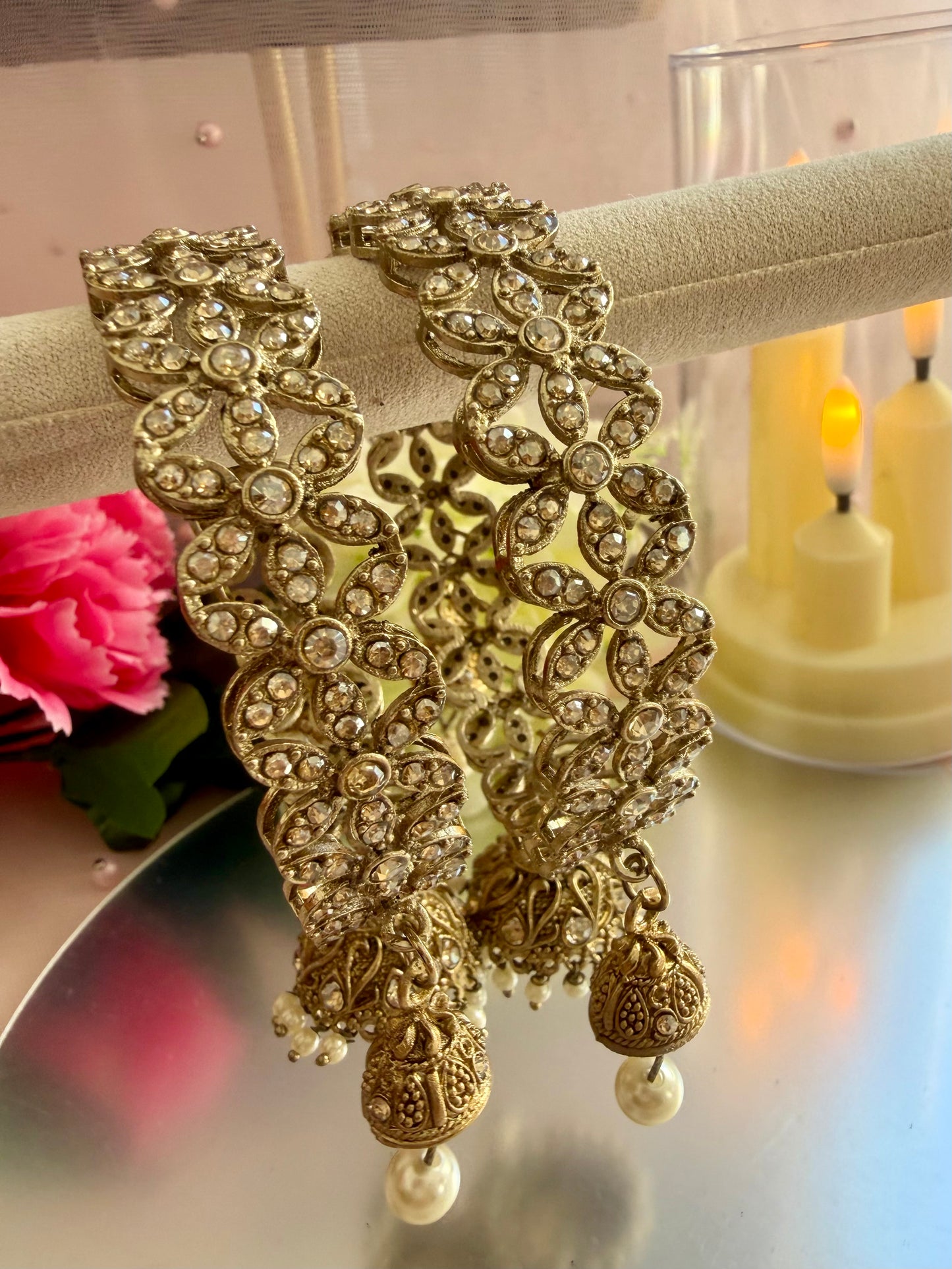 Kundan Jhumka Karas