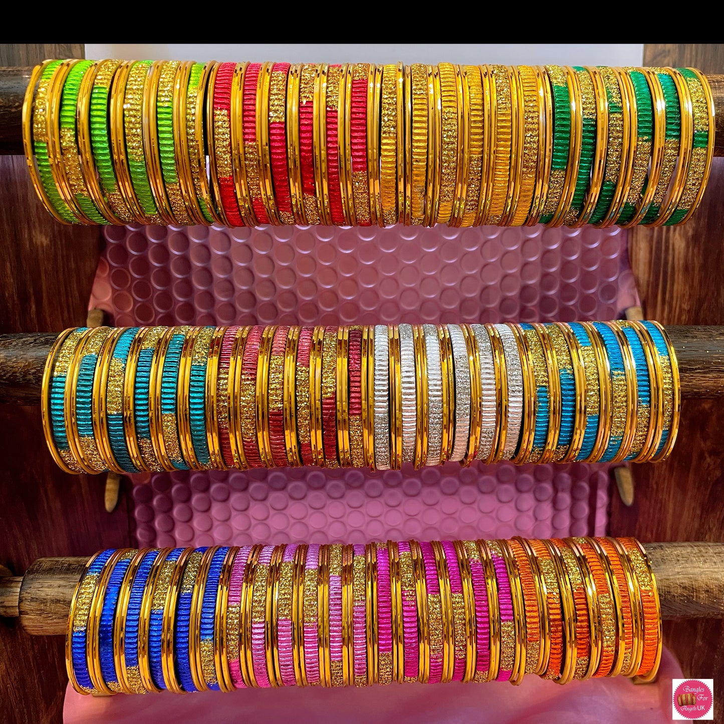 Kids Metal Bangles Sets- Various Colours