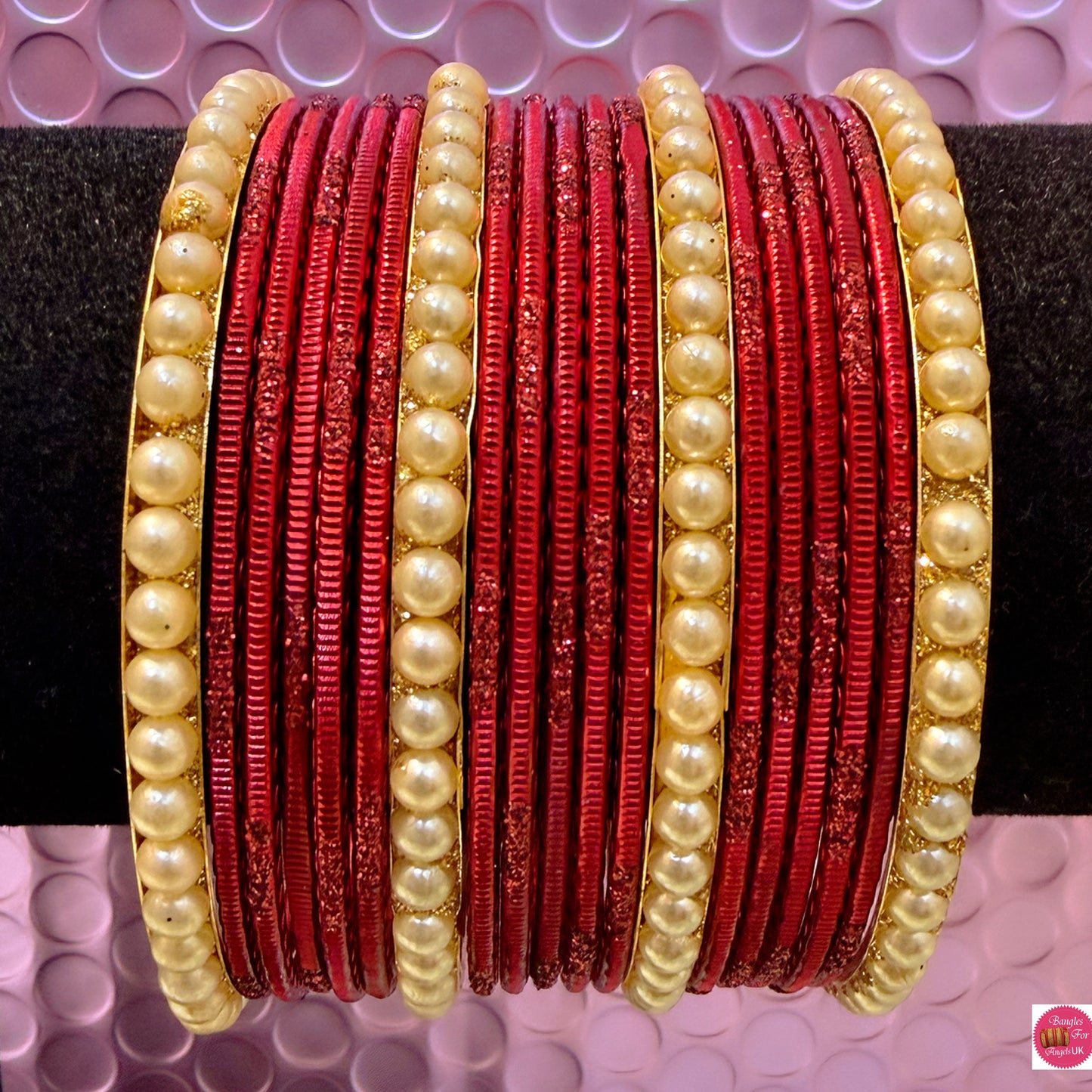 Gold Metal Bangles Sets- Various Colours