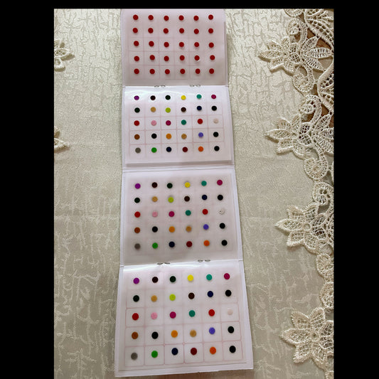 Plain Round Bindi Book- Size Small