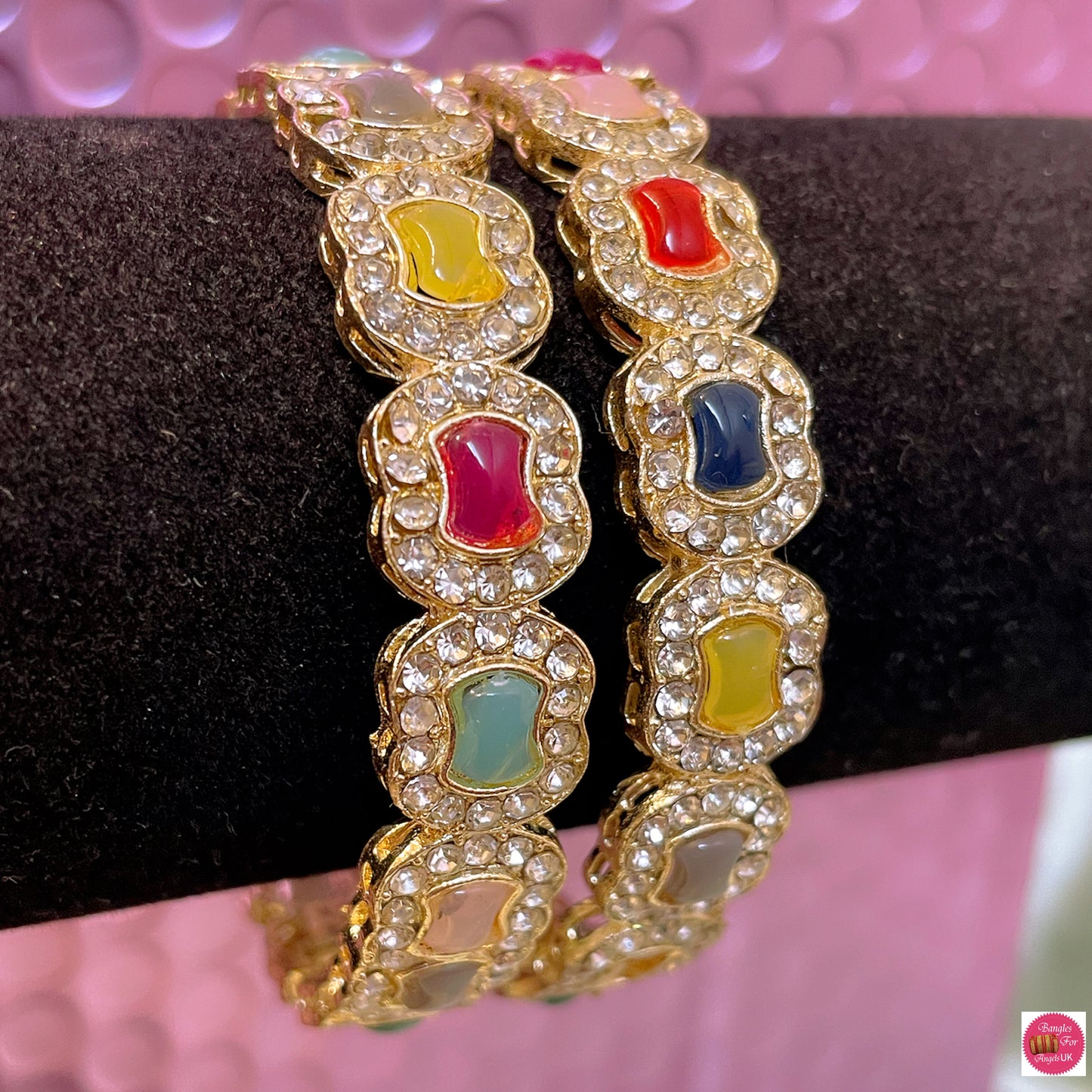 Multicoloured Zirconia Metal Karas