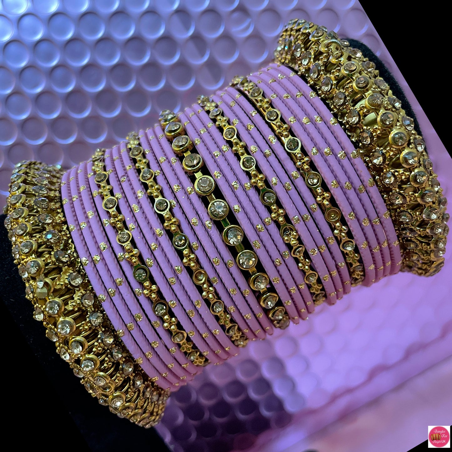 Antique Gold Metal Bangles Sets- Various Colours