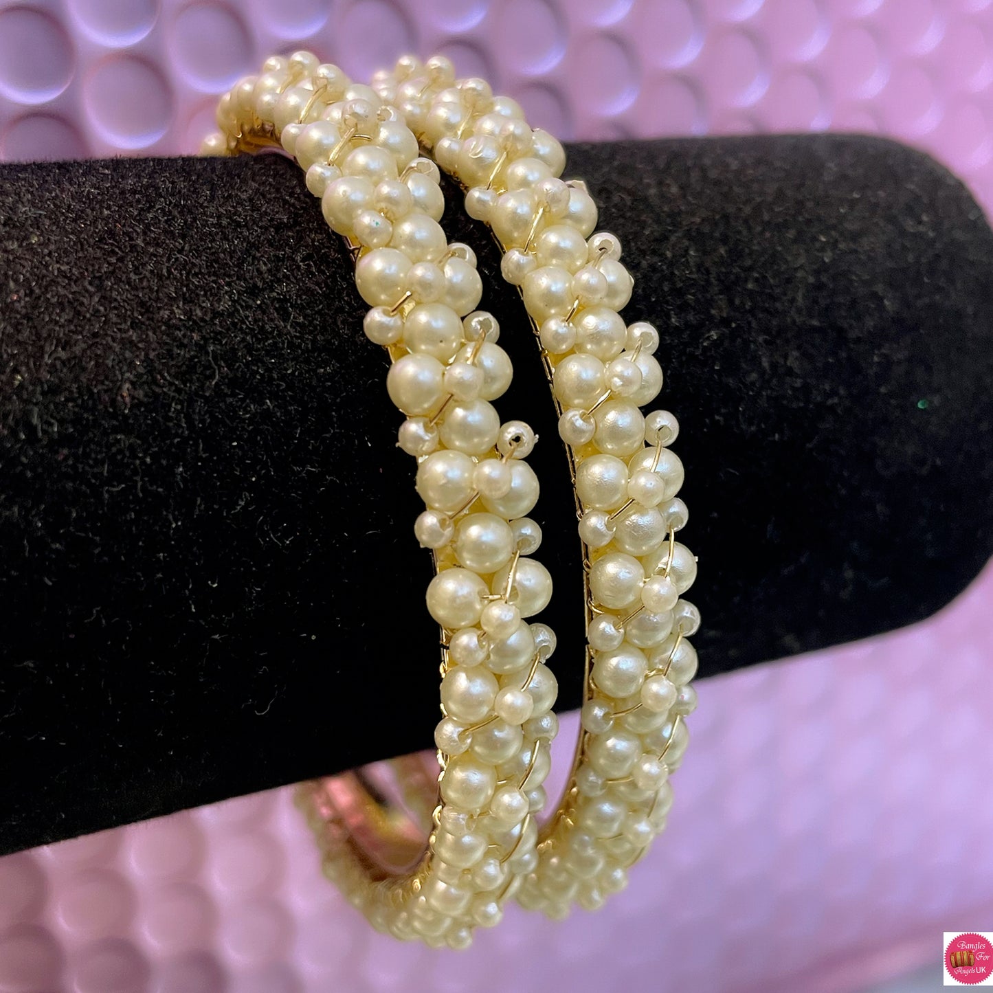 White Pearl Metal Karas