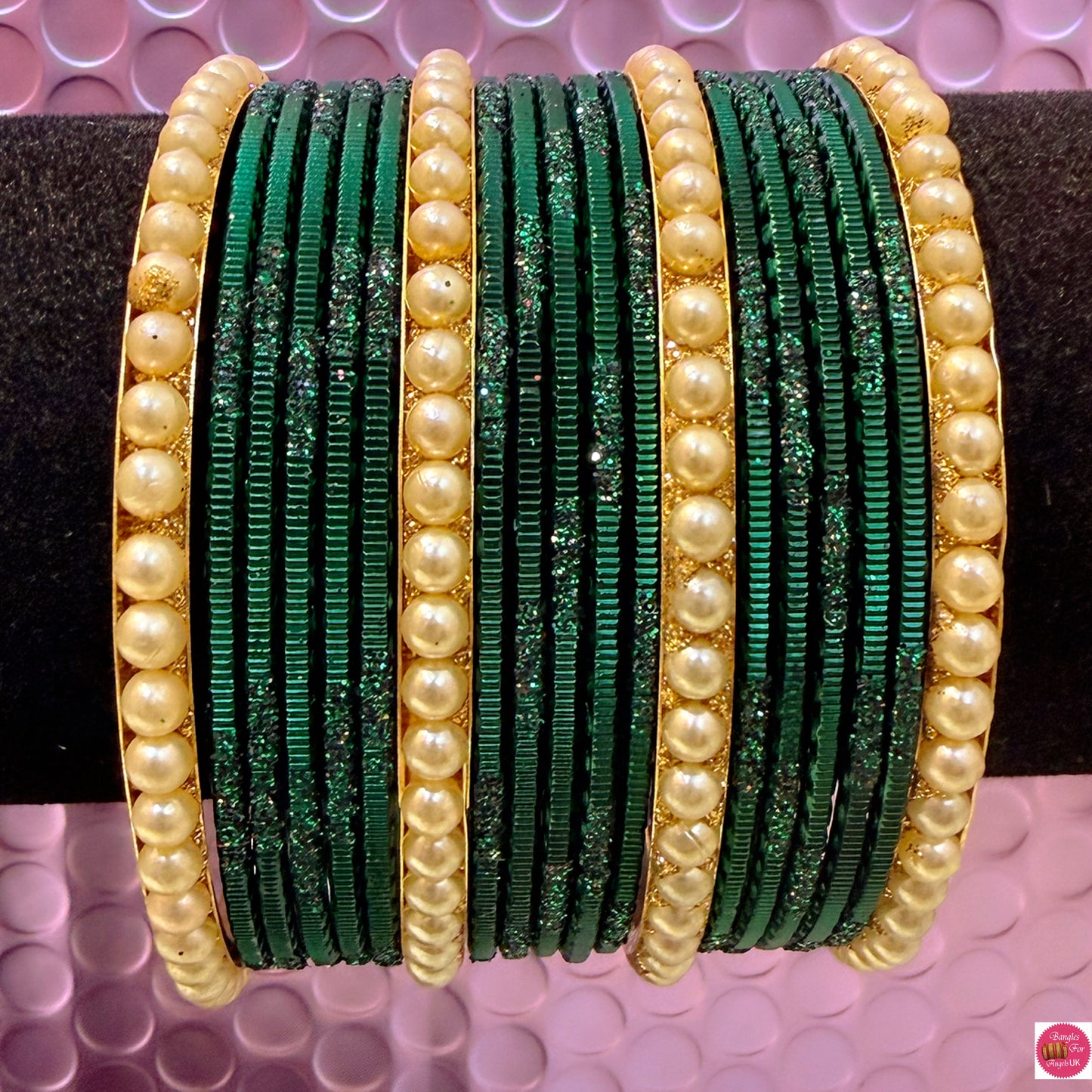 Gold Metal Bangles Sets- Various Colours