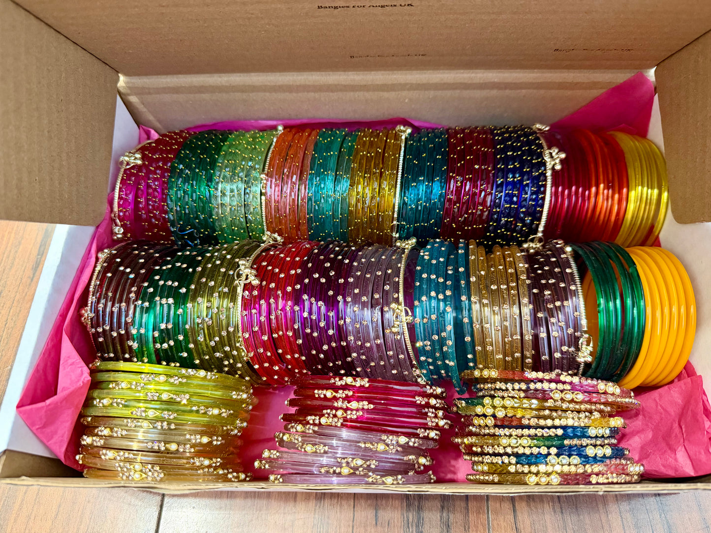 Kashmiri Glass Bangles Gift Box