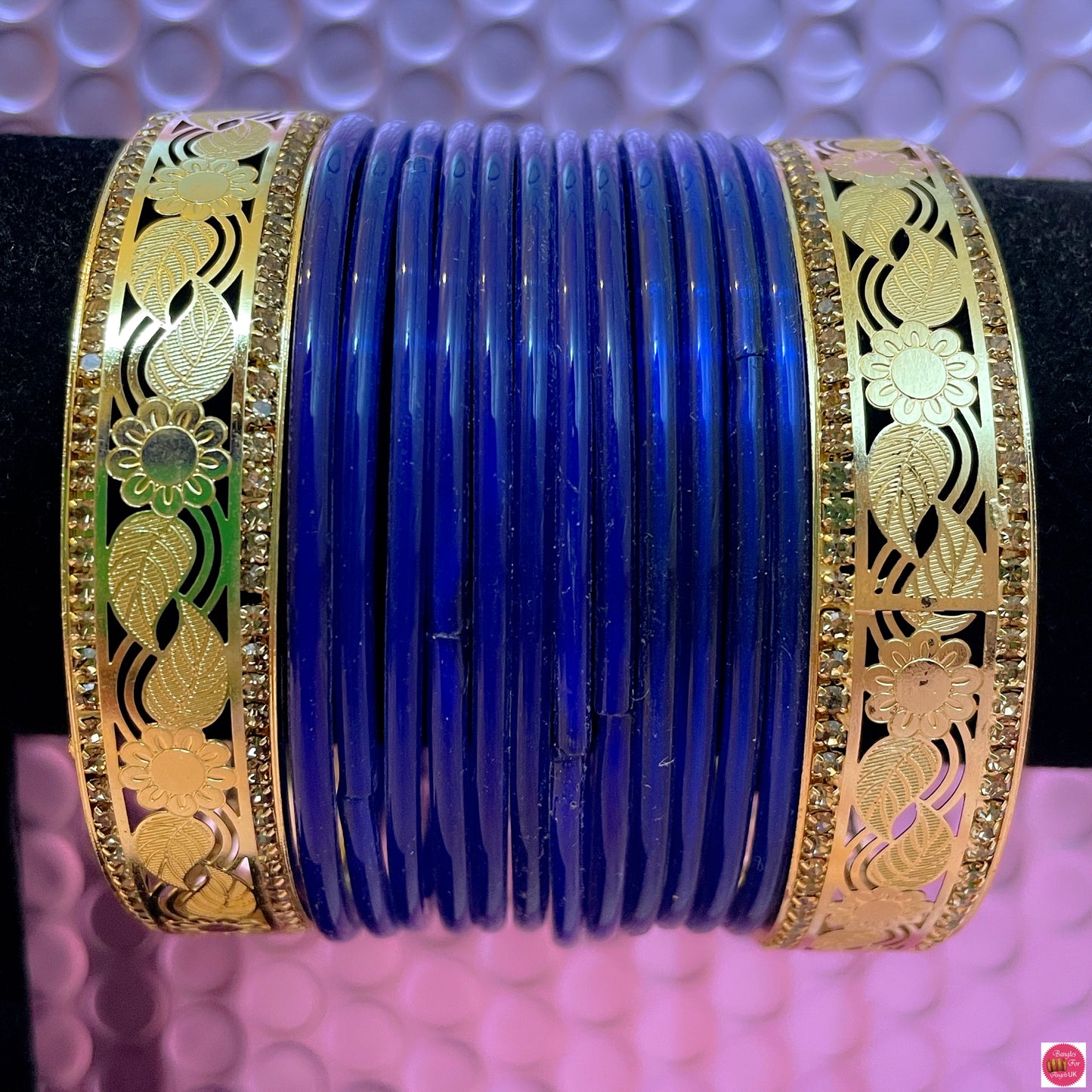 Gold Glass Bangles Sets- Various Karas