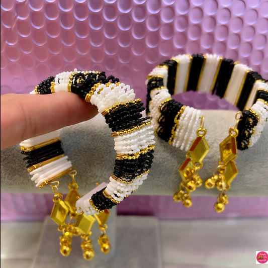 Black & White Openable Bracelet