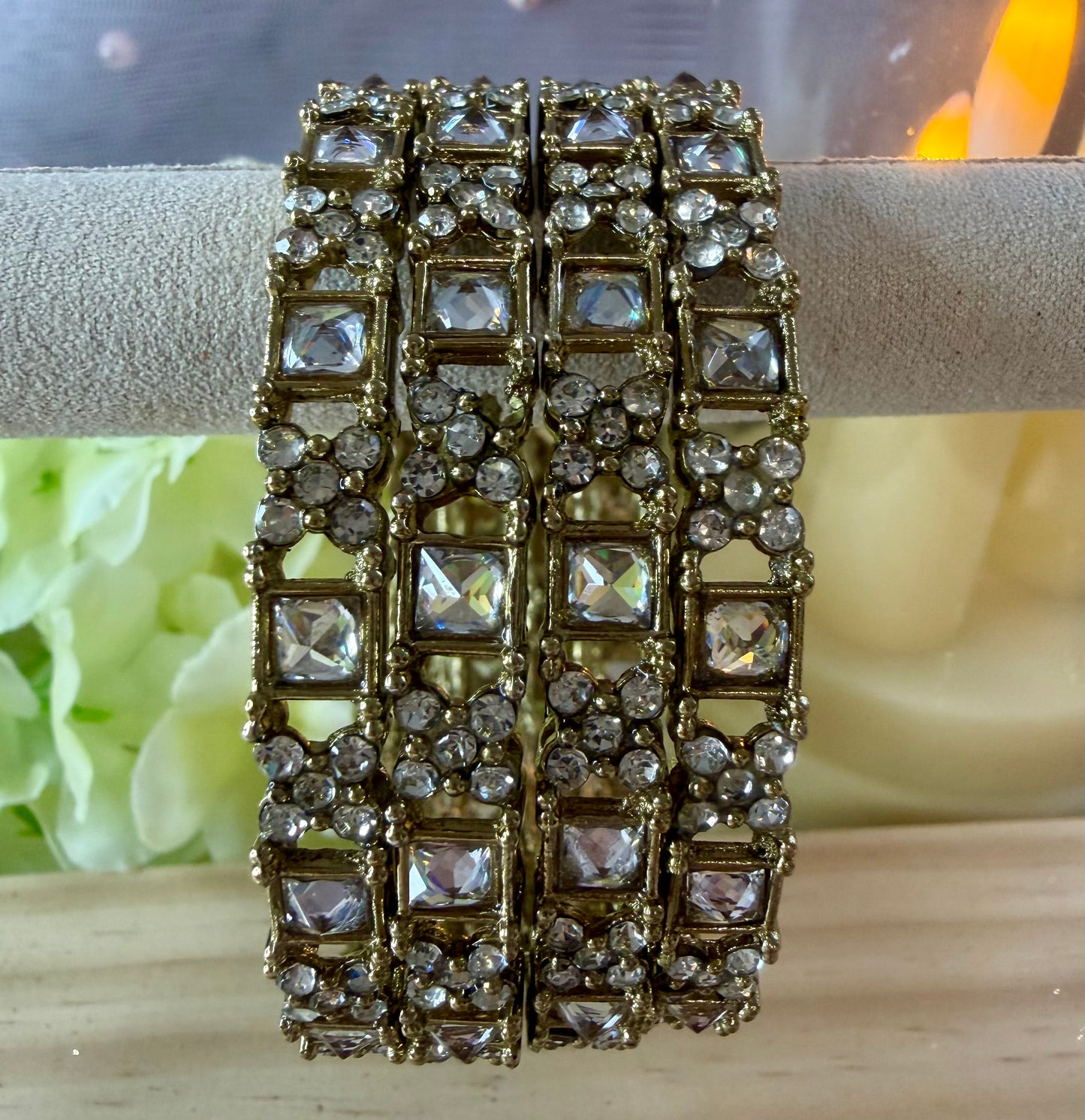 Kundan Stone Metal Karas