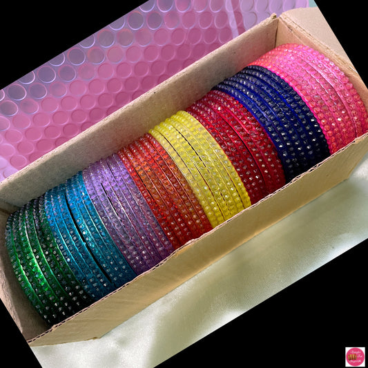 Glass Bangles Combo Box- Size 2.8