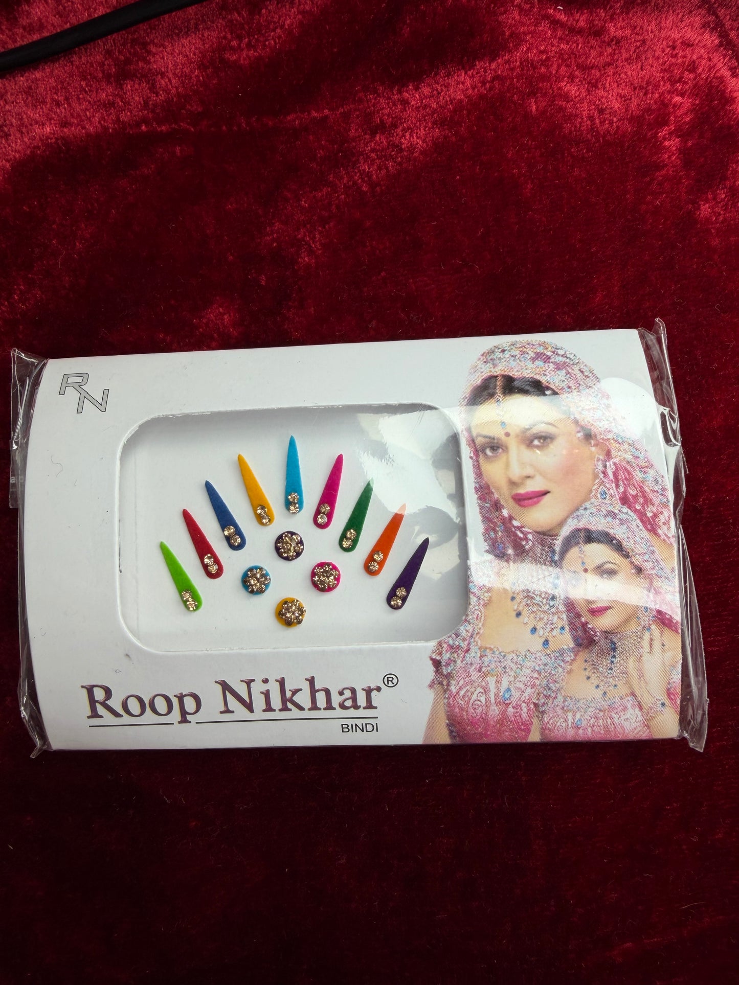 Multicoloured Stone Bindi